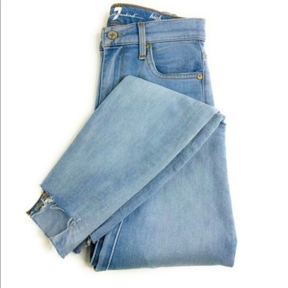 7FAMK High Waist Ankle Gwenevere w/ Step Hem - Picture 3 of 8